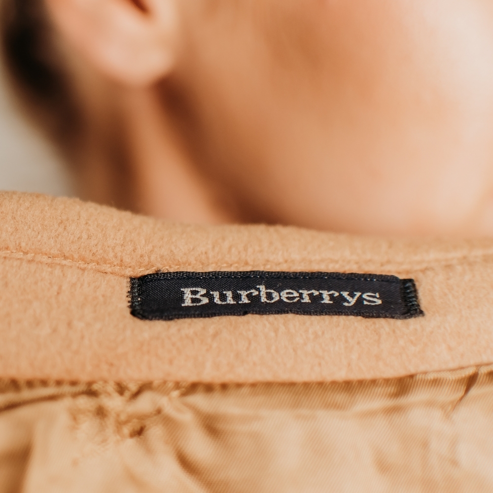 Vintage Burberrys Wool Trench Coat - Picture 4 of 5